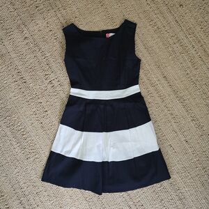 APRICOT Navy and White Striped Dress